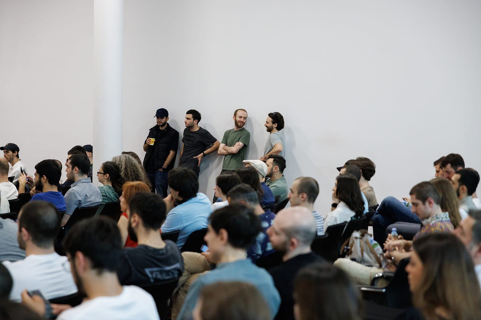 A standing-room audience at a GAIA event.